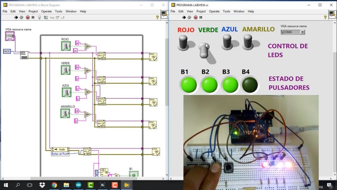 labview and arduino